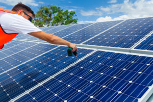 Solar Panel Array Installation