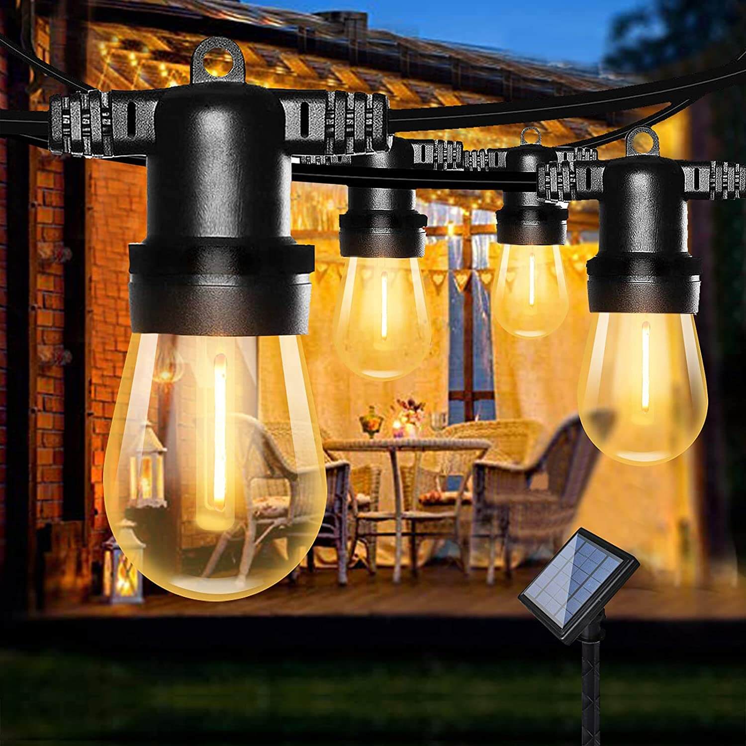 Bomcosy Store Solar Festoon Lights