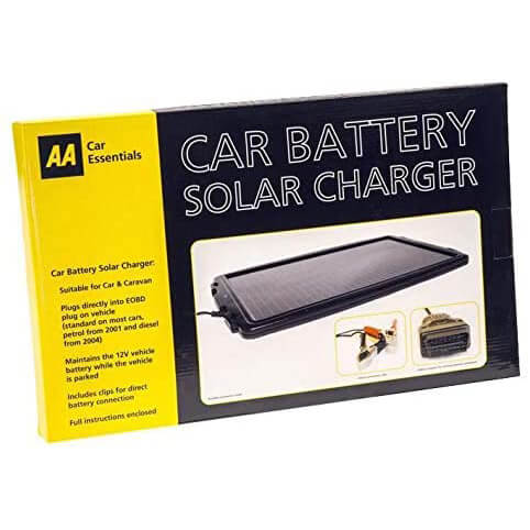 AA Car Battery Solar Charger