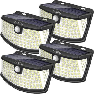 Aootek Solar Outdoor Flood Lights