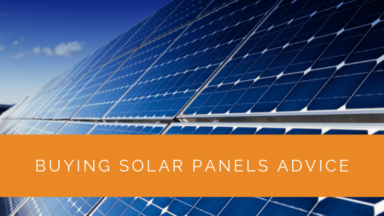 Buying Solar Panels Advice