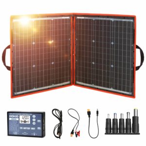 DOKIO 80W 18V Foldable Solar Panel Kit