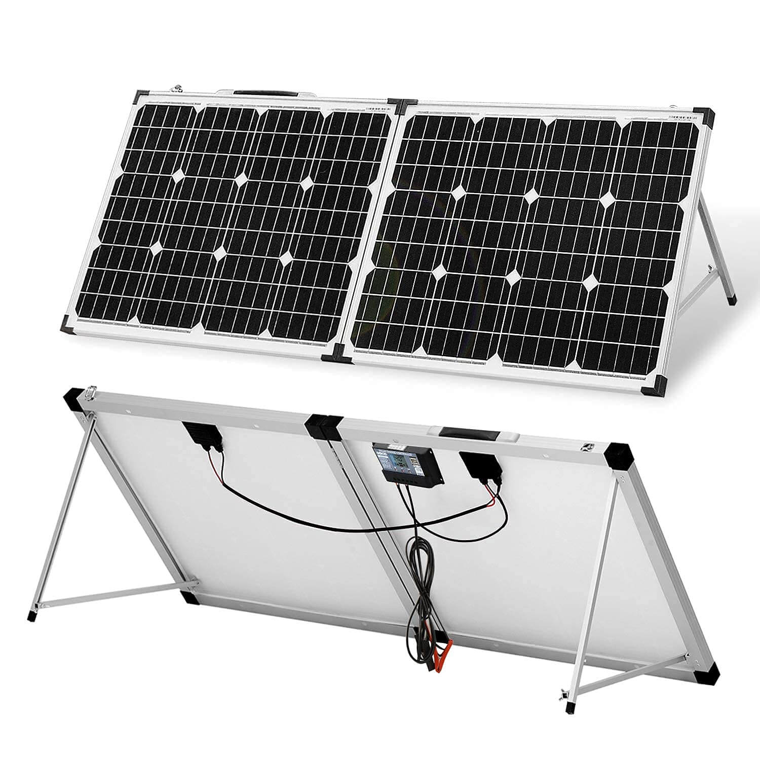 IPX4 Waterproof Monocrystalline Solar Panel for Camping Powerbank Type-C Port & DC Output Vevelux Portable Solar Panel 30W Solar Charger with QC 3.0 