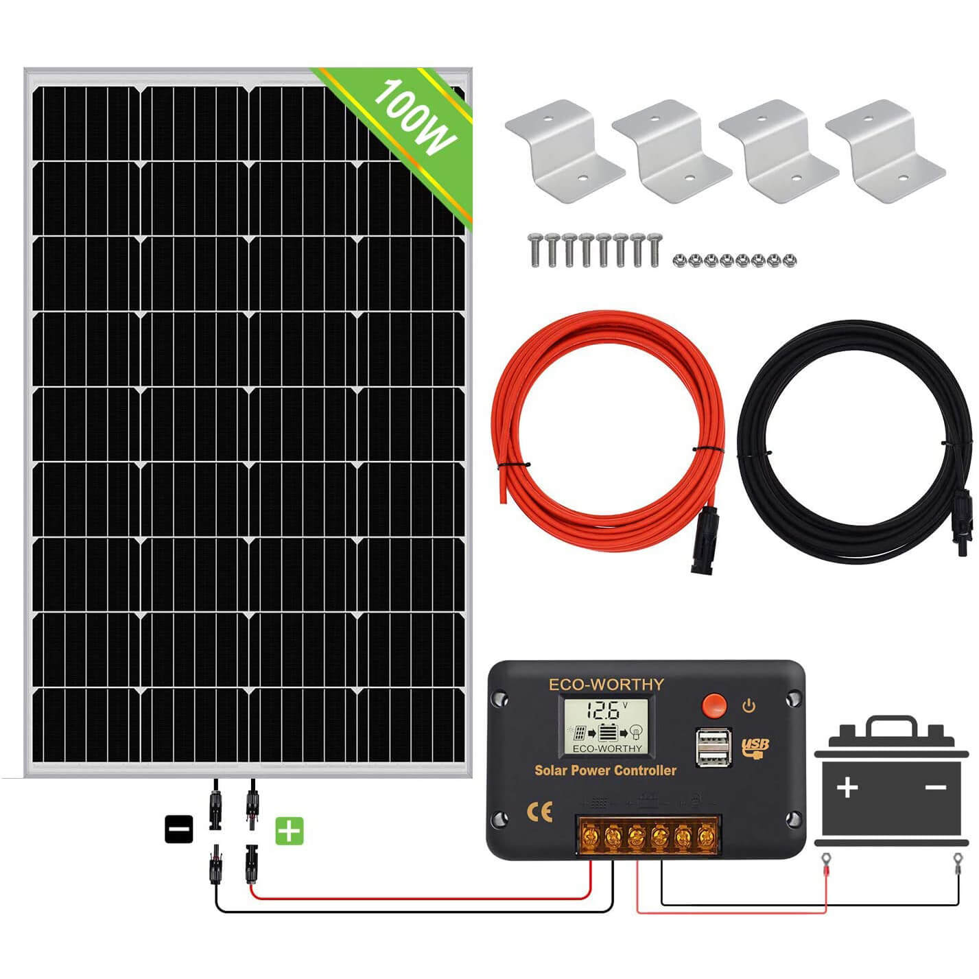 ECO-WORTHY Solar Panels Kit