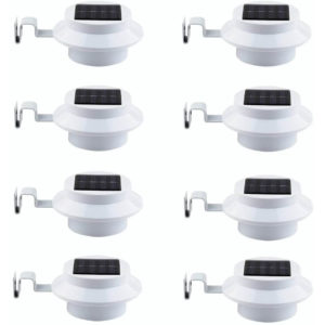 FALOVE Outdoor Solar Gutter Lights