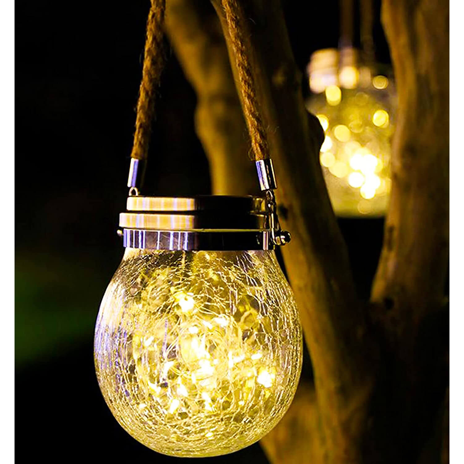 Ostazt Solar Mason Jar Light