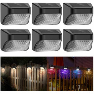 STALLY Solar Fence Lights Outdoor