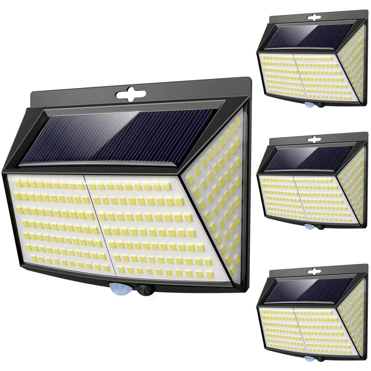 Vighep 228 LED Solar Security Lights Outdoor