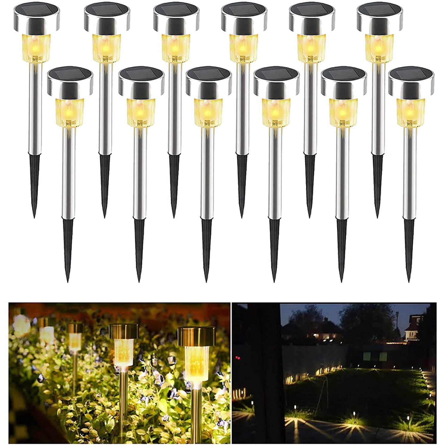 XndryanSolar Garden Lights For Outdoor