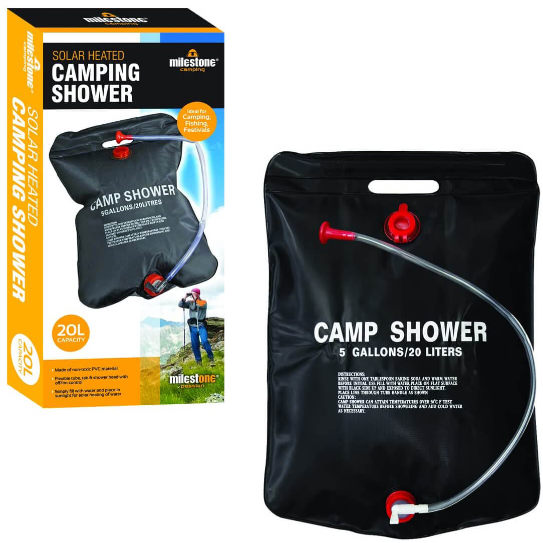 Milestone Solar Camping Shower