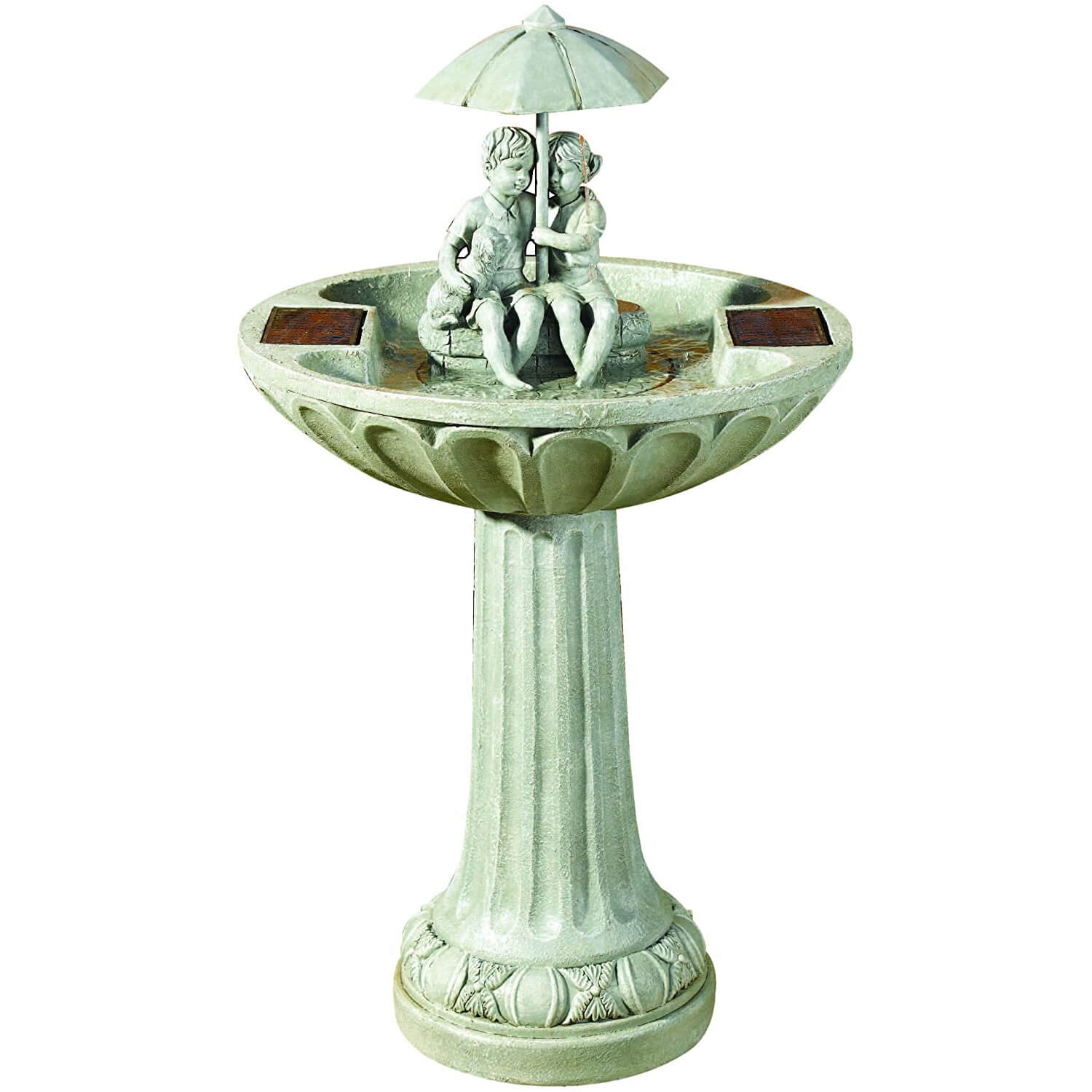 Smart Solar Ornamental Umbrella Fountain Water Feature