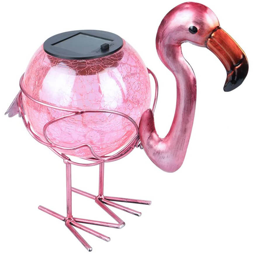 MUMTOP Solar Lantern Flamingo Table Top
