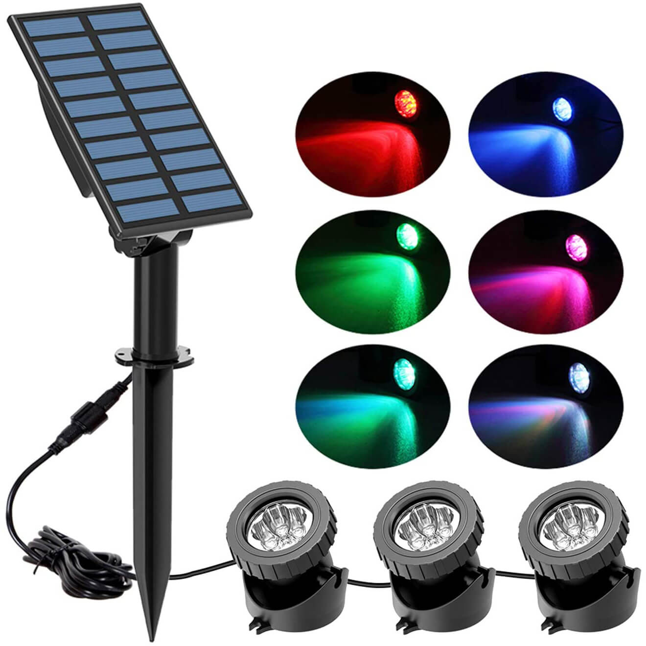 PHADAP Submersible Solar Pond Lights