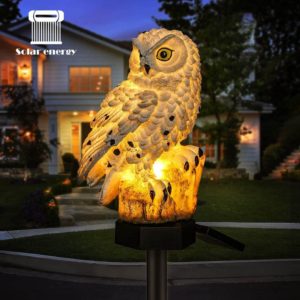 Whatook Owl Shape LED Solar Lights