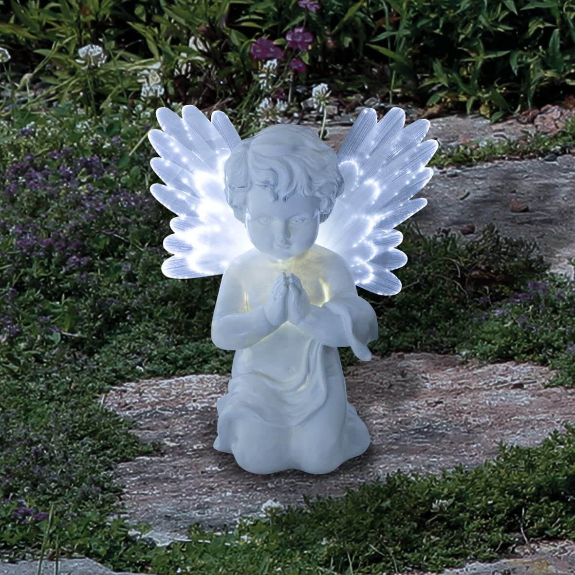 GardenKraft Solar LED Angel Light