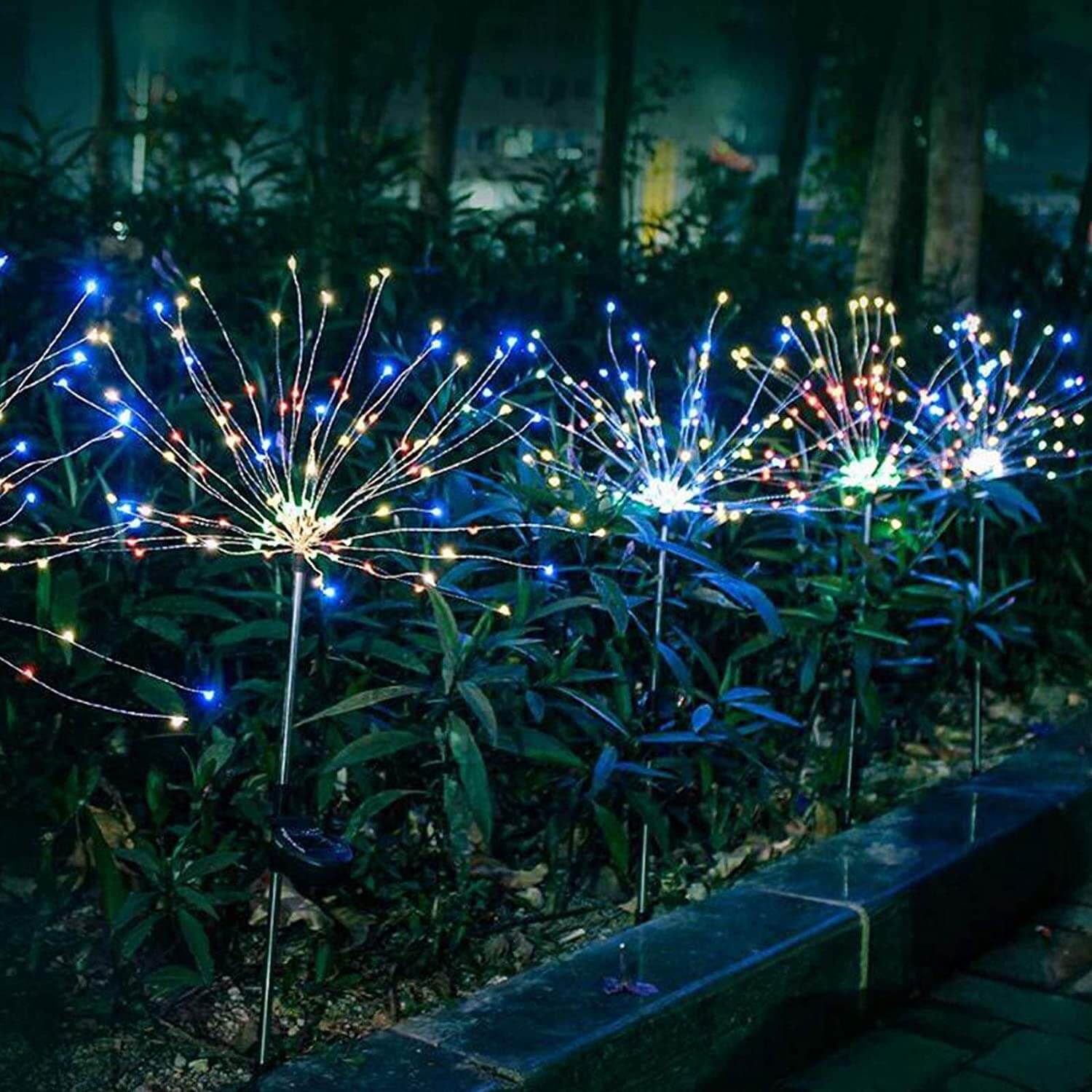 MorNon Garden Small Solar Firework Light