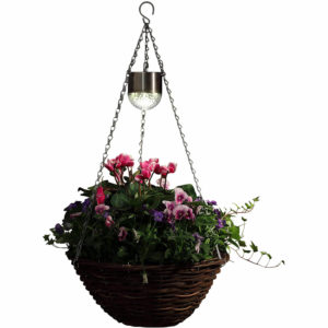 Noma Solar Hanging Basket Lights