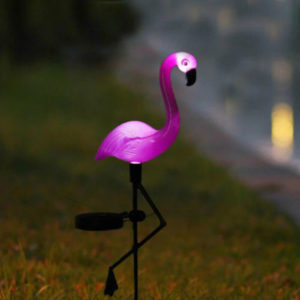 Solar Flamingo Light