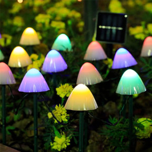 Solar Mushroom Lights