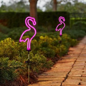 Vinsption Flamingo Solar Garden Light