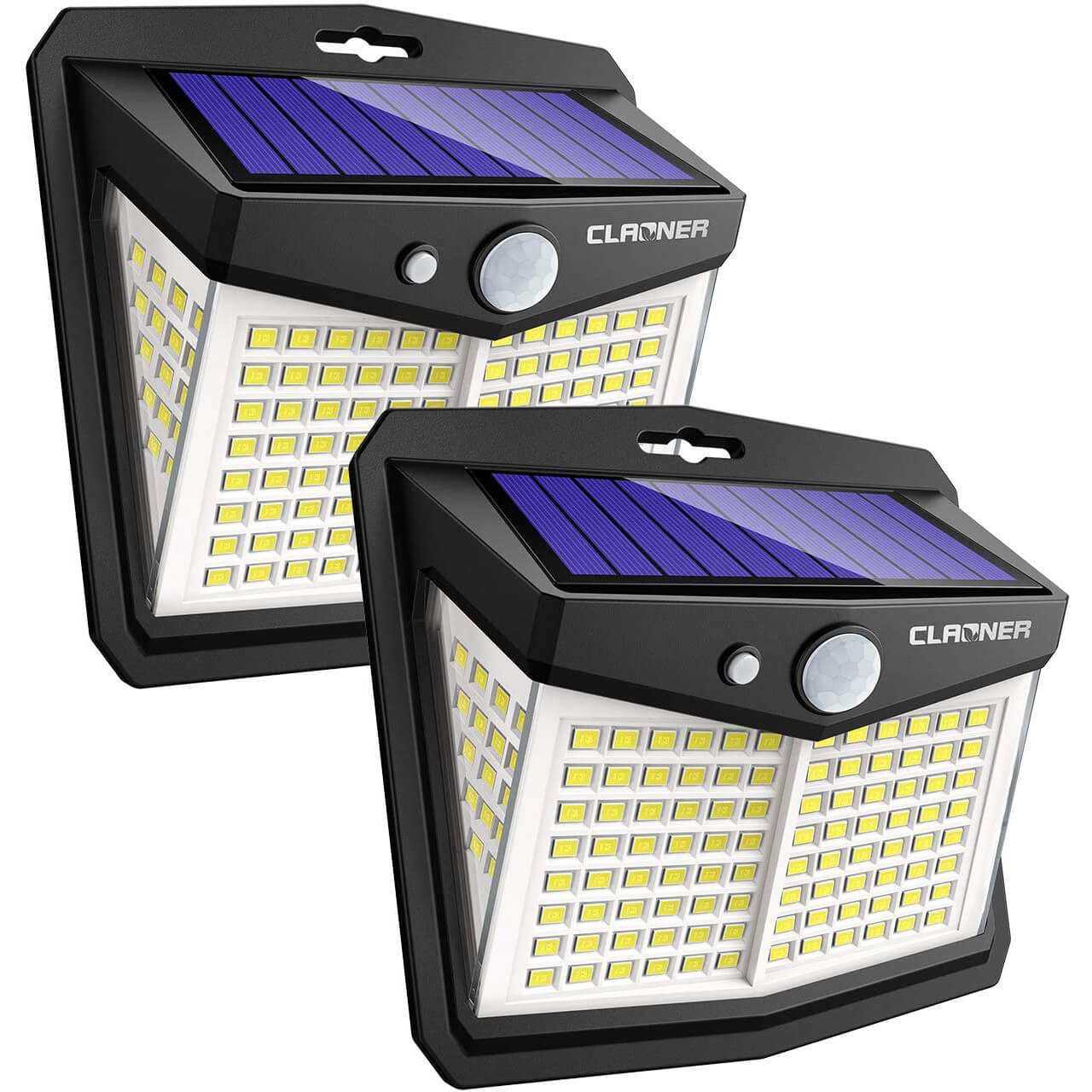 CLAONER Solar Motion Sensor Security Lights