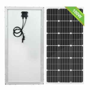 ECO-WORTHY 100 Watt 12 Volt Monocrystalline Solar Panel