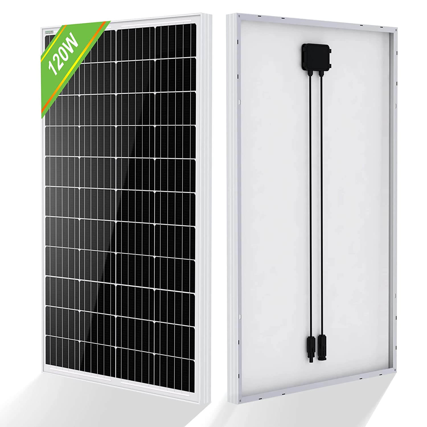 ECO-WORTHY 120 Watts Solar Panel with Aluminum Frame