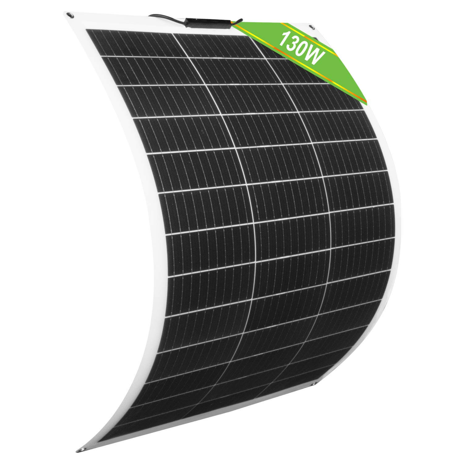 ECO-WORTHY 130W 12 V Flexible Monocrystalline Solar Panel