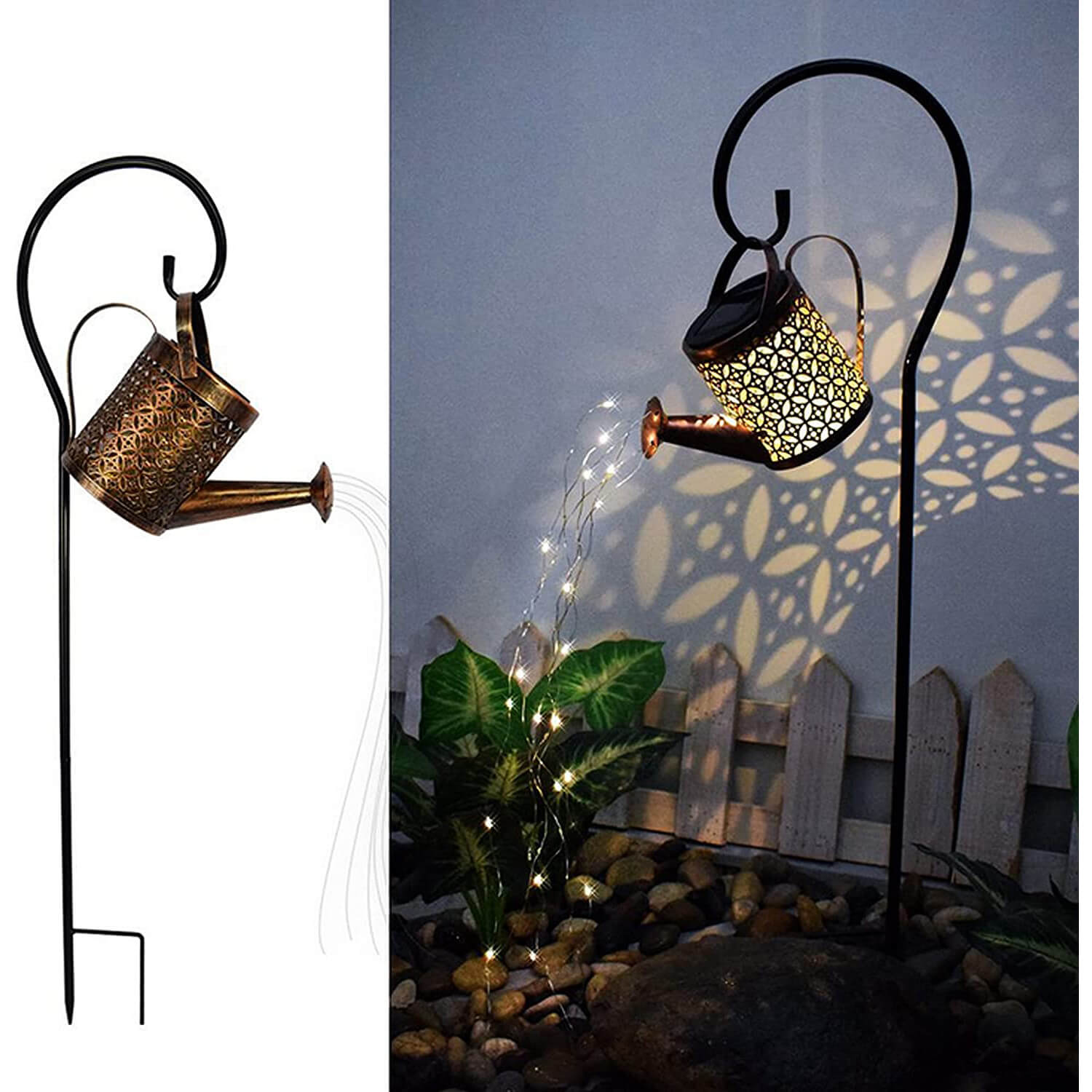 Yihaifu Watering Can Lights Outdoor Solar