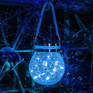 Crackle Glass Solar Light