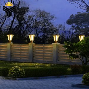 Solar Gate Post Lights