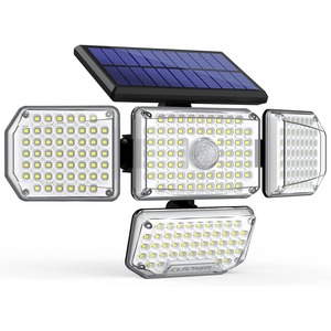 CLAONER Solar Flood Lights 214 LED
