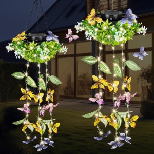 Colorful Solar Butterfly Lights Spring Summer Garden