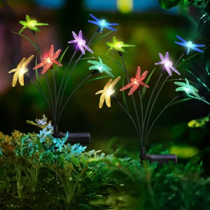 BEIDOULU Solar Dragonfly Swing Lights (2 Pack)