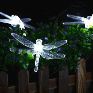 CDIYTOOL Dragonfly Solar String Lights