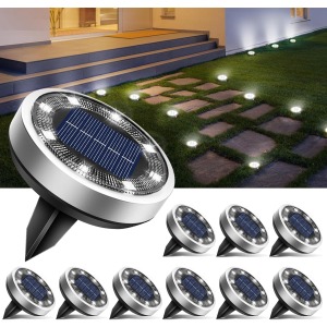 btfarm Solar Ground Lights 10 Pack