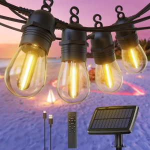 GlobaLink S14 Solar Festoon Lights 17m