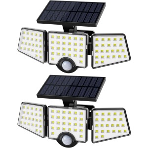 Lepro Solar Security Lights 1200LM (3 Adjustable Heads)