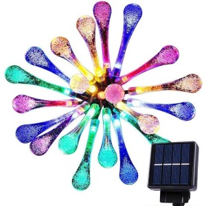 Goodia 50 LED Teardrop Solar String Lights