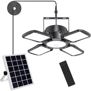 Auzev Solar Pendant Light 176LED (4 Adjustable Heads)