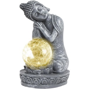 Lightware Solar Buddha Garden Light