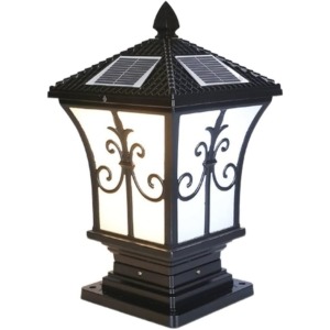 IIFAS Landscape Decoration Solar Fence Post Lights