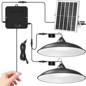 ZASUN Solar Shed Light Indoor Outdoor