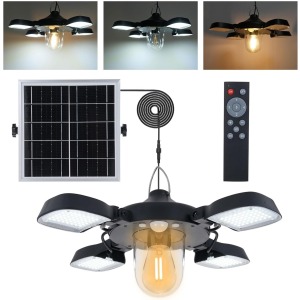 CaalLogt Solar Pendant Lamp 192LEDs