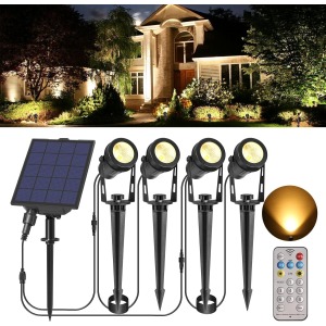 ECOWHO Solar Spotlights with Remote