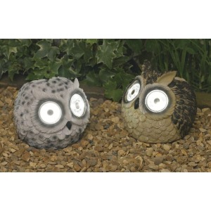 Smart Solar Owl Spotlight 2-Pack