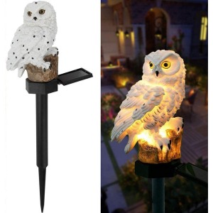 JF Owl Garden Stake Solar Lights