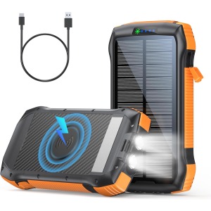 MOSKIZ Solar Charger Power Bank 40000mAh