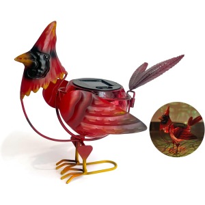 HONGLAND Solar Cardinal Statue Light