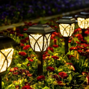 GIGALUMI Solar Pathway Lights 6-Pack